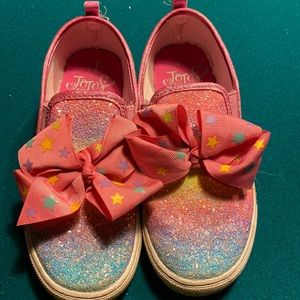 JoJo Siwa girls glitter shoes size 13